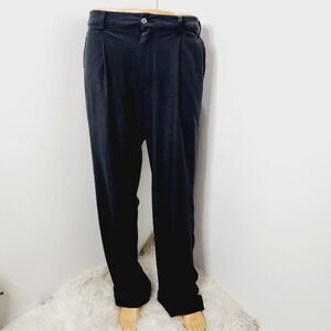 Nike Men's Black Dri-FIT Pleated Front Straight Leg Chino Golf Pants Size 36X34